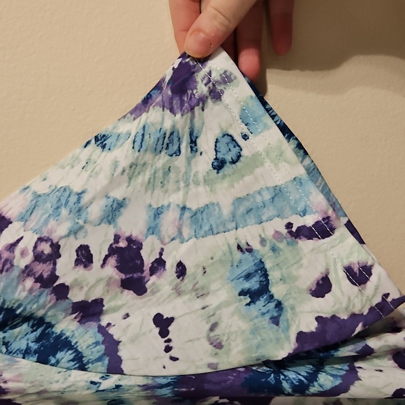 West Loop Tie Dye Short Sleeve T Shirt Dress. NWT - Picture 4 of 5
